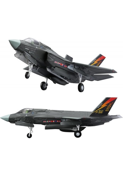 1/72 Ölçek F35 Savaş Uçağı Maketi 22x15x7 Cm Dekoratif Model Uçak .