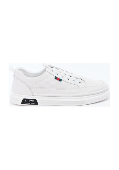 Derinet Günlük Comfort Taban Erkek Sneaker Beyaz Beyaz