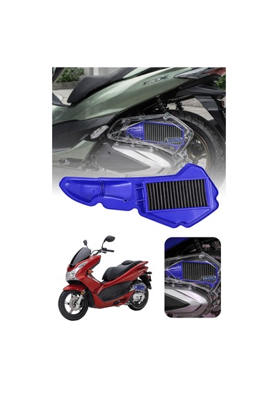 Honda Pcx Uyumlu Mavi Temizlenebilir Performans Hava Filtresi 2021-2026