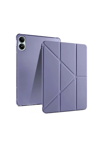 Redmi Pad Pro 12.1 Kılıf Kalemlikli Mars Tablet Kılıfı - Lila Diğer