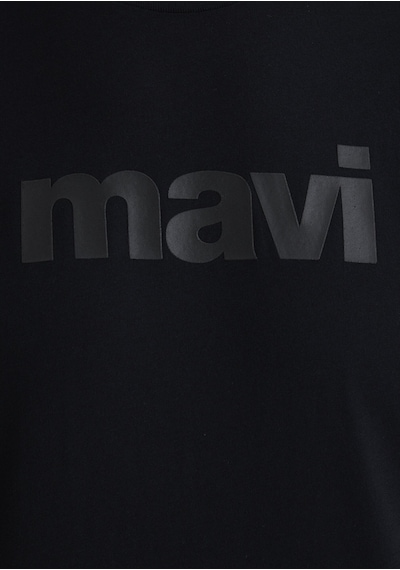 Mavi - Mavi Logo Baskılı Siyah Tişört 065199-900-Siyah