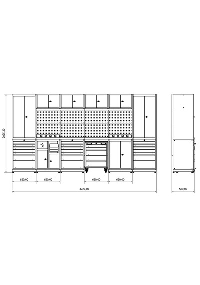 MT-1033 Modüler  Çalışma Tezgahı -
