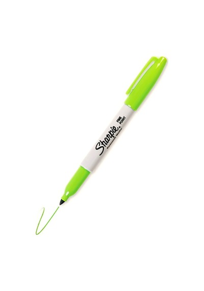 Sharpie Markör Permanent Fine Limon Yeşil 1740641 Çok Renkli
