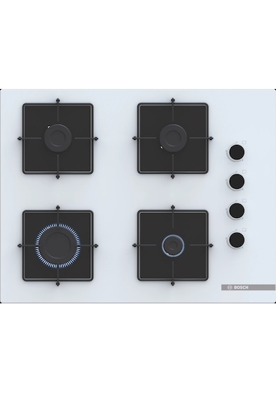 Bosch HBJ559EW6T - POP7C2P31O - DWK64PJ20T 3D Fry Tepsili Beyaz 628 3'lü Ankastre Set