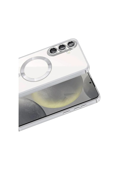 Samsung Galaxy A57 5g Kross Magneticsafe Kapak - Gümüş 0.2M-Çok Renkli