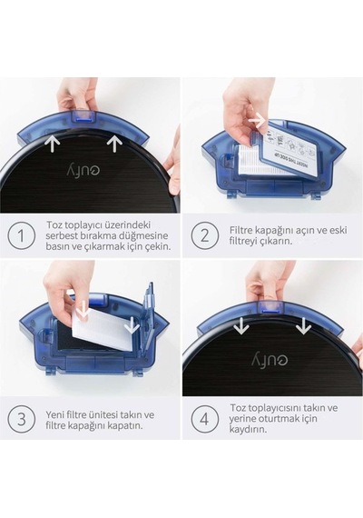 Anker Uyumlu Eufy RoboVac 30C Filtre Seti (6 adet)