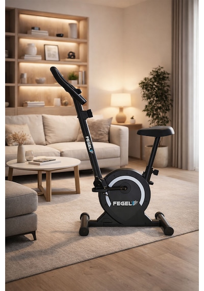 Fegel FG-100 Kondisyon Bisikleti Ev Tipi Spor Bisikleti, Lcd Ekran, Nabız Ölçer, Direnç Ayarlı