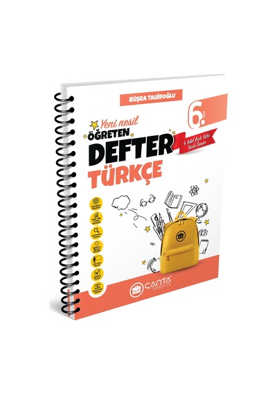 Çanta 2025 6. Sınıf Türkçe Öğreten Defter