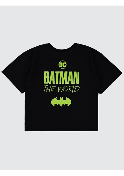 Batman Erkek Çocuk Tişört 2-5 Yaş Siyah