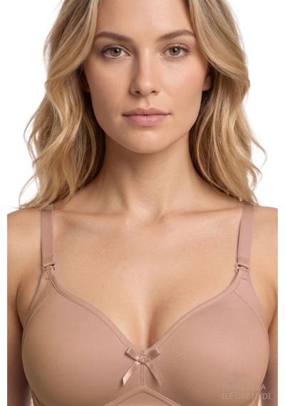 Cottonill Bra - Celina Balensiz Kaplı Toparlayıcı Minimizer Büyük Beden Kadın Sütyen 3'lü Paket Çok Renkli