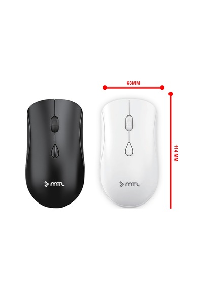 İnce Tasarım Şarj Edilebilir Kablosuz Ve Çift Modlu Bluetooth Sessiz Mouse 800 1200 1400 Dpı Mt8124 Diğer