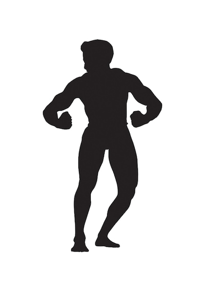 Body Gym Folyo Sticker Derstv1096 130cm Uzunluk Siyah