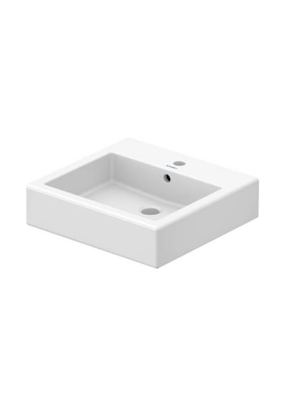 Duravit - Vero Batarya Banklı Beyaz Lavabo 60 Cm - 0454600027- Beyaz
