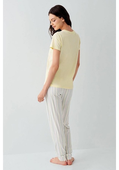 Arnetta Ar3571-s Kadın Pijama Takım sari
