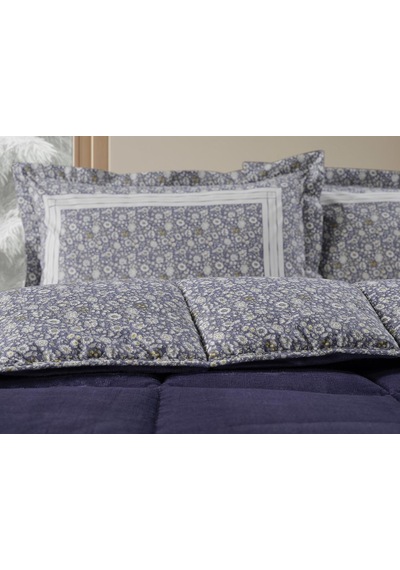 Doqu Home Monica Next Comforter Set Çift Kişilik Lacivert
