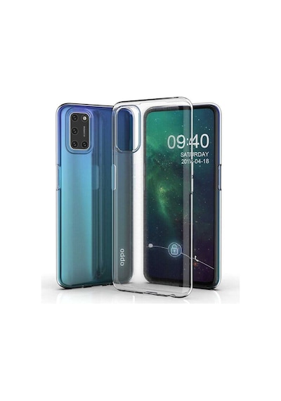 Oppo A52 Kılıf Zore Şeffaf Ince Ve Esnek Süper Silikon Kılıf Renksiz