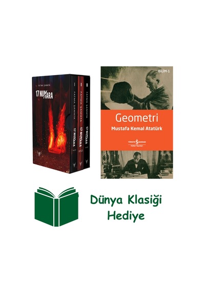17 Numara Serisi Kutulu Set Ciltli + Geometri + Dünya Klasiği Hediye