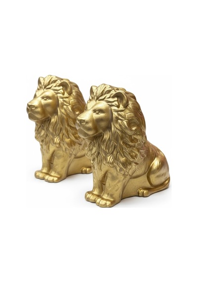 Aslan Biblo Gold Galatasaray Altın Renk 2 Li 10x10 Cm