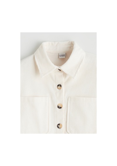 LC Waikiki Alıta Cıty Farkıyla Lcw Kids Ekru Kadife Düz Loose & Bol Kız Çocuk Gömlek Ekru - 929296013 Ekru LC Waikiki Alıta Cıty Farkıyla Lcw Kids Ekru Kadife Düz Loose & Bol Kız Çocuk Gömlek Ekru - 929296013 Ekru