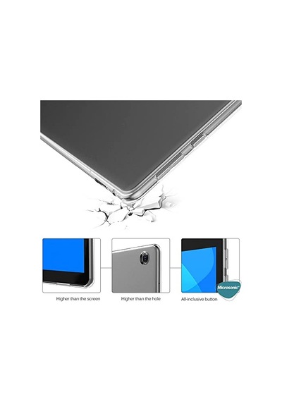 Lenovo Tab P12 Kılıf Transparent Soft Şeffaf Tab P12 İle Uyumlu Kılıf - Şeffaf