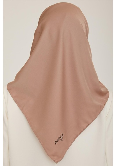 Armine Düz Twill Eşarp - Vizon 770 - Vizon 770