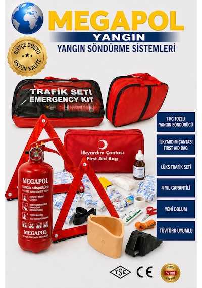 Lüks Trafik Seti. 1 Kg Lüks Trafik Seti, İlkyardım Seti Ve Lüks Trafik Seti. Araç Kit