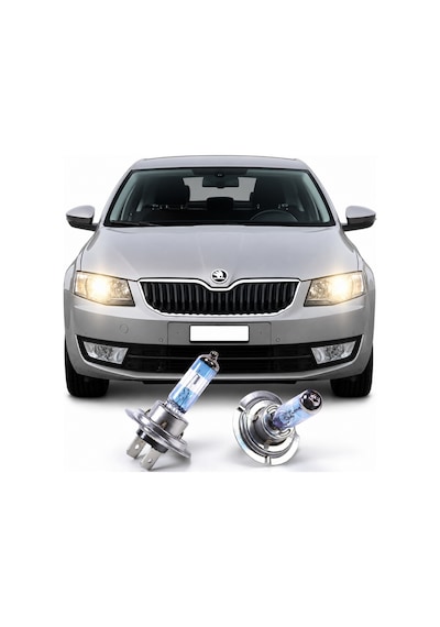Skoda Octavıa 2013-2017 Halojen Sarı Kısa Far Yedek Ampulü H7 Xtreme Vısıon %150 Xv 2 Adet