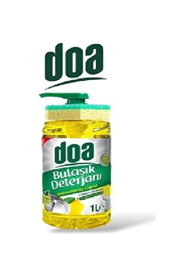 Doa Sıvı Bulaşık Deterjanı Süngerli Limon Kokulu 1000 Ml