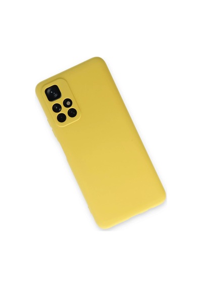 Uryport Xiaomi Redmi Note 11t Kılıf Nano İçi Kadife Silikon - Sarı