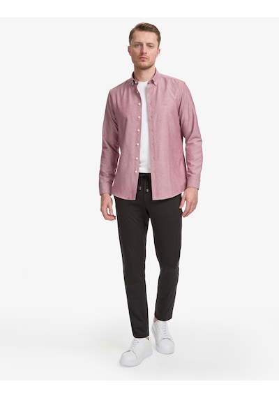 Pierre Cardin Erkek Bordo Gömlek Desenli 50325365-vr014