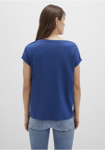 Mavi - Cepli Lacivert Basic Tişört 1600961-30808 (488529942) Mavi