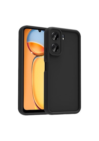 Xiaomi Redmi 13c Kılıf Kamera Korumalı Kalın Silikon Üstün Koruma Pazarplus Siyah