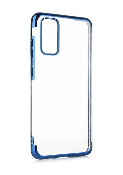 Galaxy A02S Kılıf Ince Köşeleri Renkli Şeffaf Silikon (544639940)