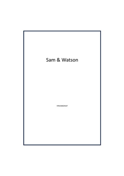 Sam & Watson Publisher