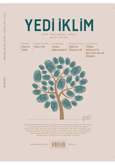 Yedi İklim Dergi 426.sayı Eylül 2025