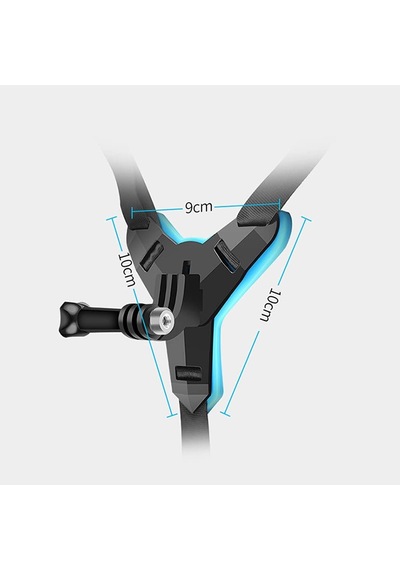 Honorall Tam Yüz Kask Çene Dağı Çene Tutucu Motosiklet Kask Kayışıhero İçin 7/6/5/4/3 Sjcam Sj5000 / 6000/7000o Diğer