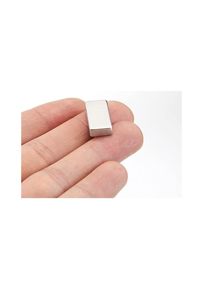 Mns 20x10x5 Mm Neodyum Mıknatıs, Çok Güçlü Dikdörtgen Neodymium Magnet - 4 Adet Set