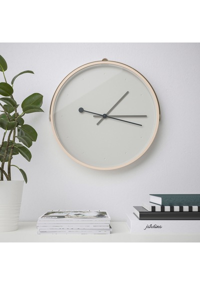 Ikea Rotblöta Duvar Saati 42 X 5 Cm Siyah