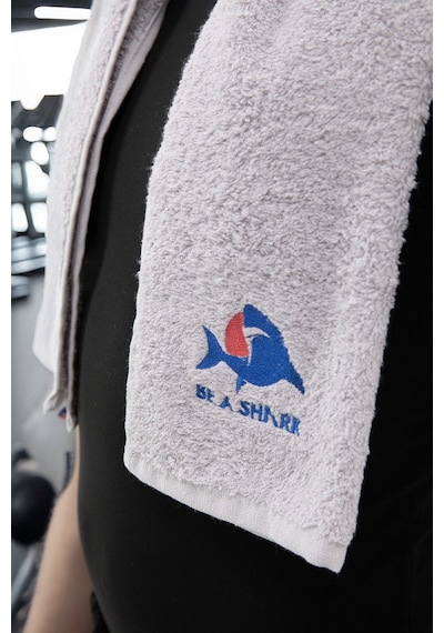 Sporcu Antrenman Havlusu Gym Fitness Plates Boks Tenis Spor Havlu Gri