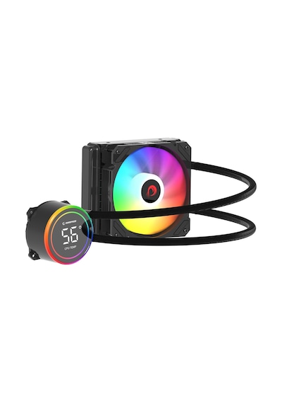 Rampage Helıos C13 120mm Lga1700/am5 Soket Sıvı Soğutmalı Cpu Fan Sıcaklık Göstergeli