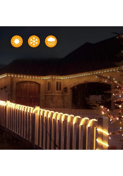 HORTUM ŞERİT LED 220 VOLT SU GEÇİRMEZ FİŞ DAHİL 5 METRE KIRMIZI