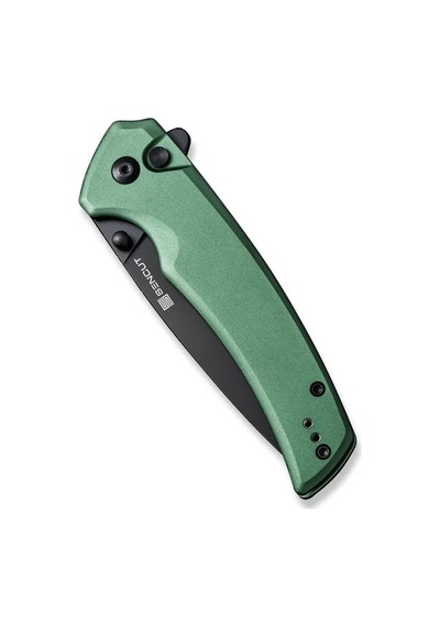 Sencut Serene Green Aluminum Handle Black D2 Blade Kamp Çakı Yeşil