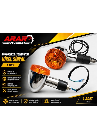 Motosiklet/chopper Nikel Sinyal 1 Adet-arr1106