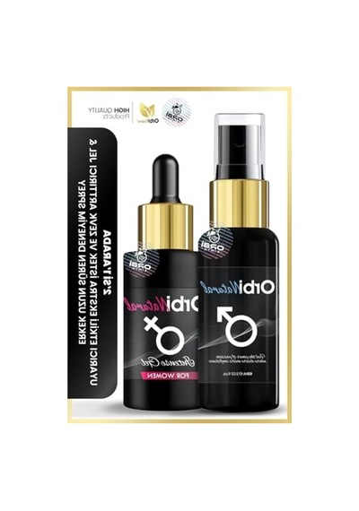 Çiftler İçin Özel İkili Set - Erkek Ve Kadın Uyarıcı Ürünler 60ml + Jel Altın