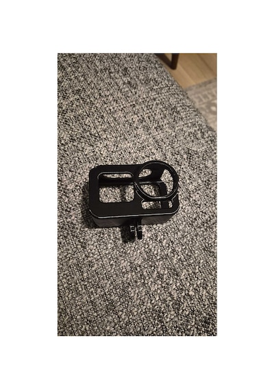 Djı Osmo Action 5 4 3 Uyumlu Yumuşak Çerçeve Kılıf - Tüm Gopro Aksesuarlarıyla Uyumlu Siyah