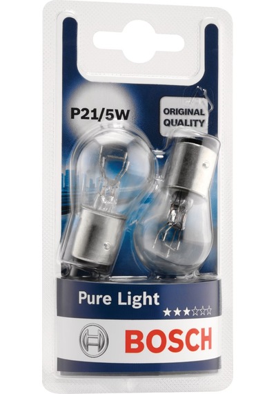 Bosch P21/5w Pure Light 12v Çift Flaman Ampul 2'li Stop Park Fren Ampulü