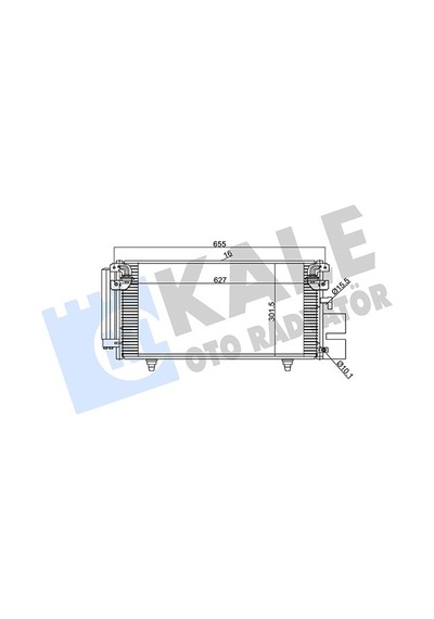 Kale 389900 Klima Kondenseri Subaru Forester Al- al 73210sa020- 73210sa030- 73210sa031