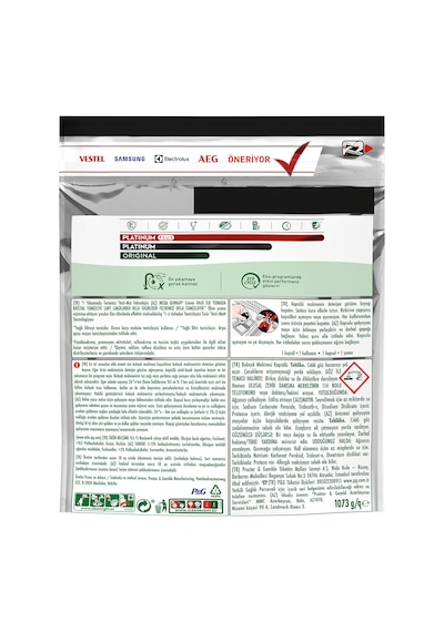 Fairy Platinum Limon Kokulu Bulaşık Makinesi Deterjanı 72 Tablet
