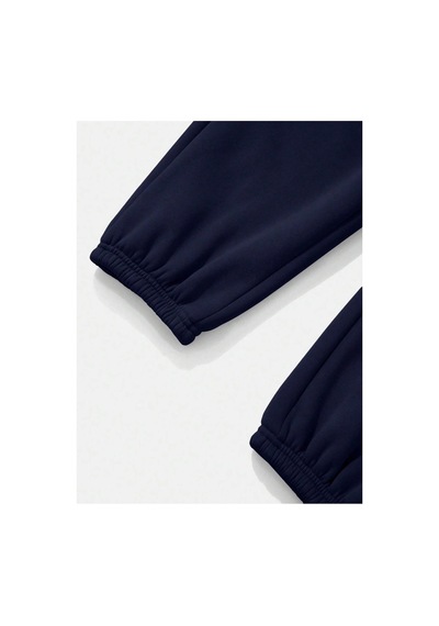 Tarzsokak Solid Elastic Waist 4 Mevsim Eşofman Lacivert