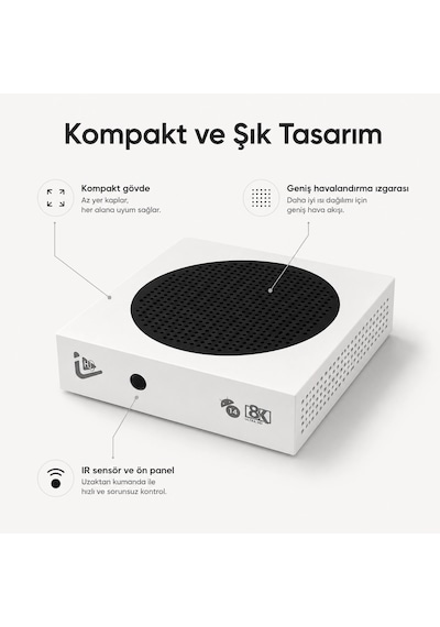 PELL C5 PRO 8K Android 14 TV Box 4GB 64GB, Wi-Fi 6 Smart Media Player